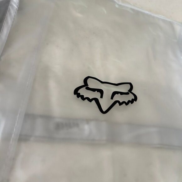 Fox Racing Clear PVC Rain Jacket Women’s XS Streetwear Festival Moto Style - Picture 3 of 7